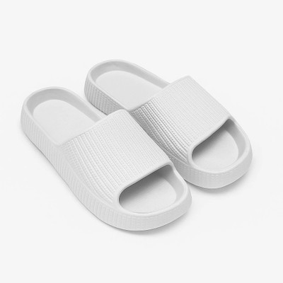 COMFORT PLUS Men Slides(Grey , 8)