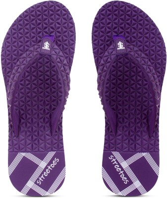 streetoes Women Slippers(Purple , 5)