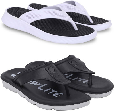 KAPYANSH Men Slippers(Black, Black , 6)