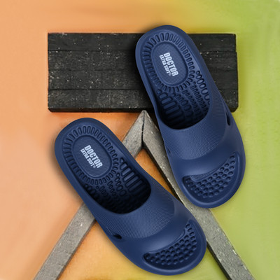 DOCTOR EXTRA SOFT Men Slides(Navy , 8)