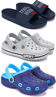 Pennen Men Slippers(Grey , 10)