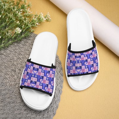 Bootco Women Slides(Purple , 4)