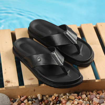 METRO Men Flats(Black , 8)