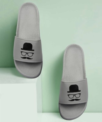 Flipshoe Men Slides(Grey , 11)