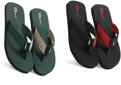 G Best Men Flip Flops(Multicolor , 6)