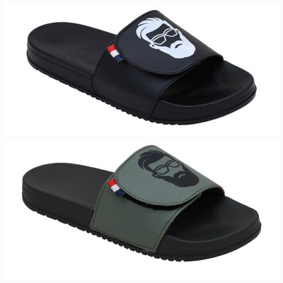 Shoe Mate Men Slides(Multicolor , 9)
