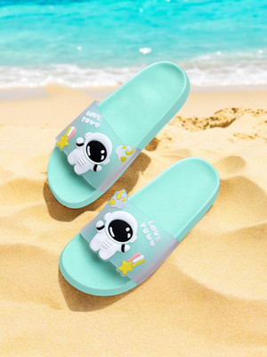 KAPYANSH Women Women Classic, Lightweight, Ultra cushion, Trendy Flipflops, Slipper, Slides Slides(Green , 5)