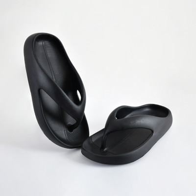 Time Jump Men Slippers(Black , 8)