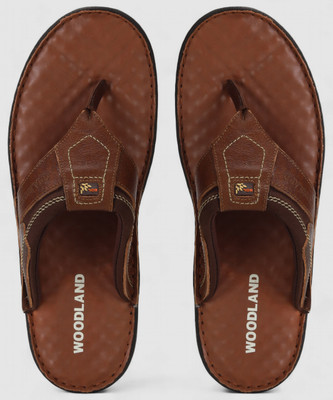 WOODLAND Men Slippers(Tan , 7)