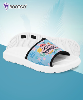 Bootco Women Slides(Blue , 6)