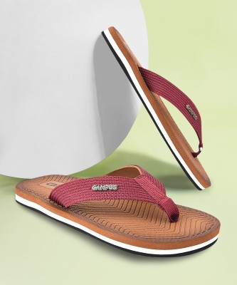 CAMPUS Men Flip Flops(Brown , 7)