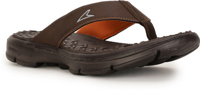 POWER Men Flip Flops(Brown , 7)
