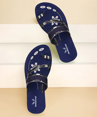 BERSACHE Women Flats(Blue , 6)