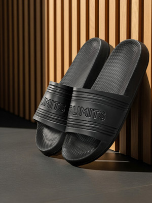 OFF LIMITS Women Slides(Black, Black , 7)