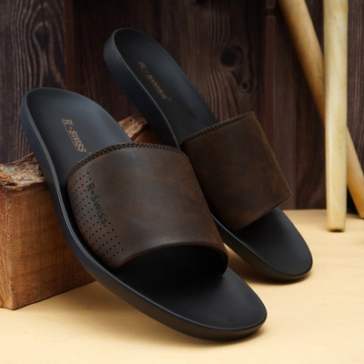 R-Swiss Men Slides(Brown , 9)