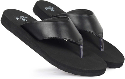 DR STTEP Men Slippers(Black , 8)