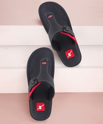 Sparx Men Flip Flops(Black , 8)