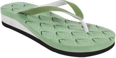 Exl Women Slippers(Green , 8)