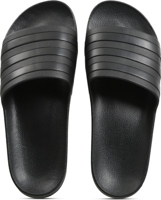 ADIDAS Men ADILETTE AQUA Slides(Black , 6)