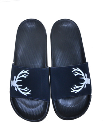 FASH N FOOT Men Slides(Navy , 8)