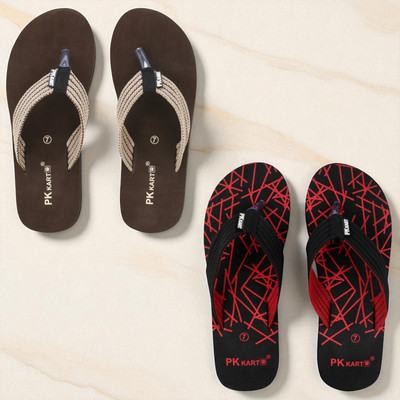 PKKART Men Slippers(Multicolor , 7)