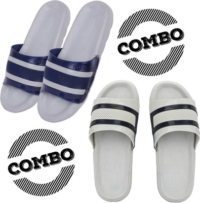 Shoe Island Men Slides(Multicolor , 9)