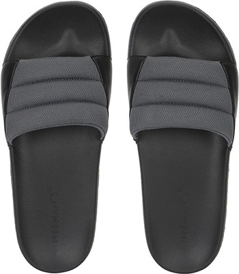 Neemans Men Slides(Grey, Black , 6)
