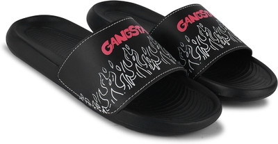 Shoe Mate Men Slides(Black , 9)