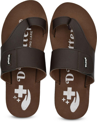 DR STTEP Men Slippers(Brown , 6)