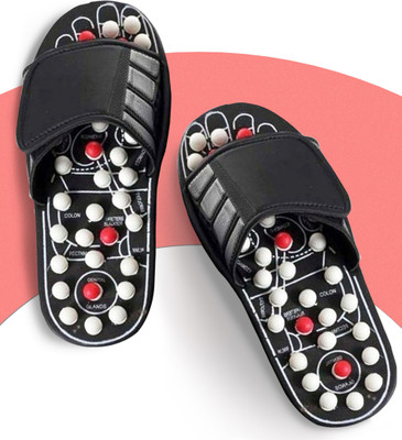 jasvi Men Slides(Black , 5)