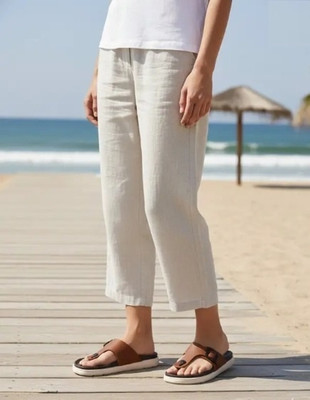 JK PORT Men Slippers(Brown , 8)