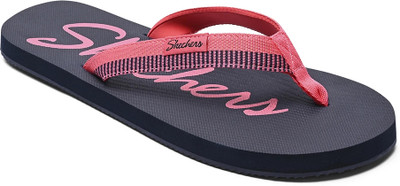Skechers Women Flip Flops(Blue , 5)