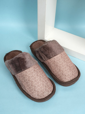 Walkfree Men Slides(Brown , 9)