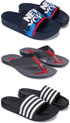 Pennen Men Slippers(Black , 8)