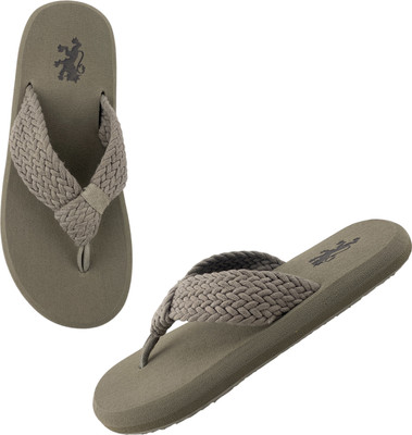 RED TAPE Women Flip Flops(Green , 4)