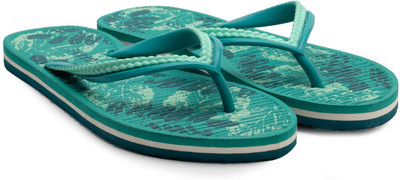 action Women Flip Flops(Green , 4)
