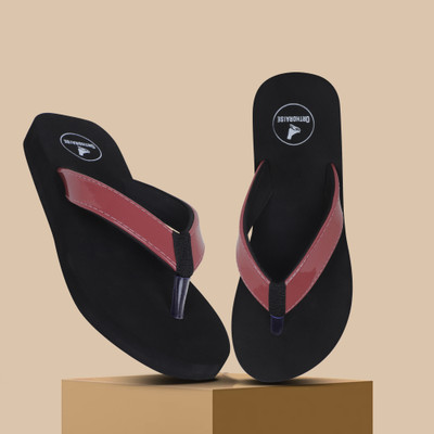 ORTHORAISE Women Slippers(Maroon , 9)