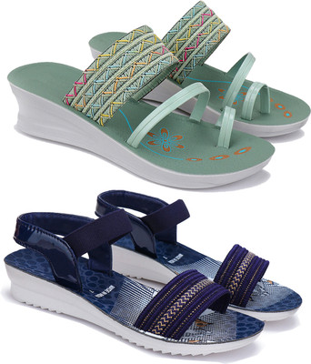 BERSACHE Women Slides(Multicolor , 6)