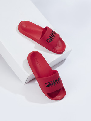 Pepe Jeans Men Slides(Red , 11)