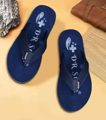 DR STTEP Men Orthopedic Slippers for Men Comfort Fit Soft Cushion Lightweight Slippers(Blue , 9)