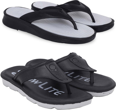 KAPYANSH Men Slippers(Grey, Black , 6)