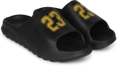 Zipolee Men Slides(Black , 9)