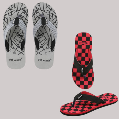 PKKART Men Slippers(Multicolor , 8)