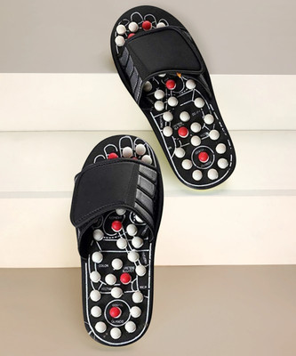 jasvi Men Slides(Black , 8)