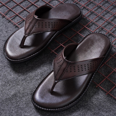 BANYY Men Slippers(Brown , 10)