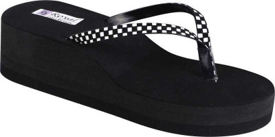 SHIPEE Women Flats(Black , 7)