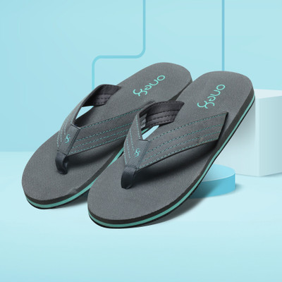 one8 Men Flip Flops(Grey , 7)