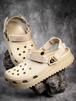 BERSACHE Men Clogs(Camel , 8)