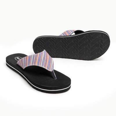 ZIPTON Women Flip Flops(Multicolor , 7)