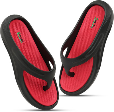Footup Men Slippers(Red , 7)